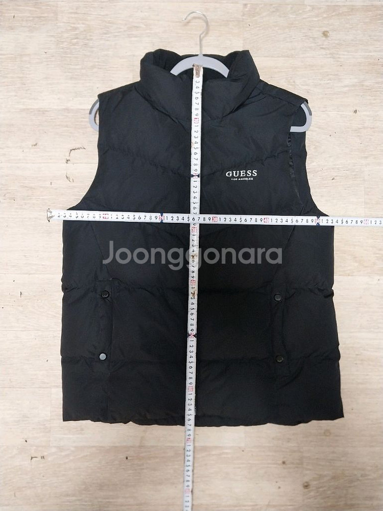 게스/100/오리) 패딩 조끼--2