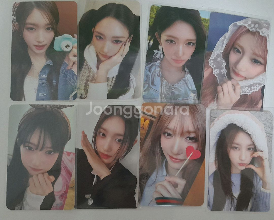 덤드림)아이브 이서 정품 포카 8장과 시크릿개봉앨범1개--0