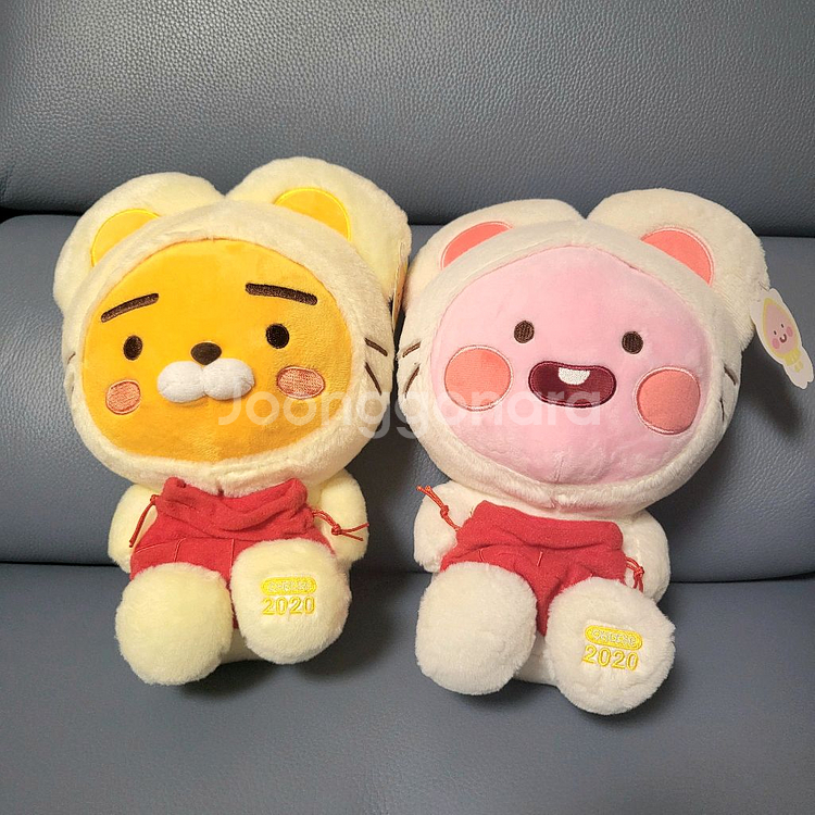 치즈라이언 & 리틀어피치 2020 복주머니 인형세트--0