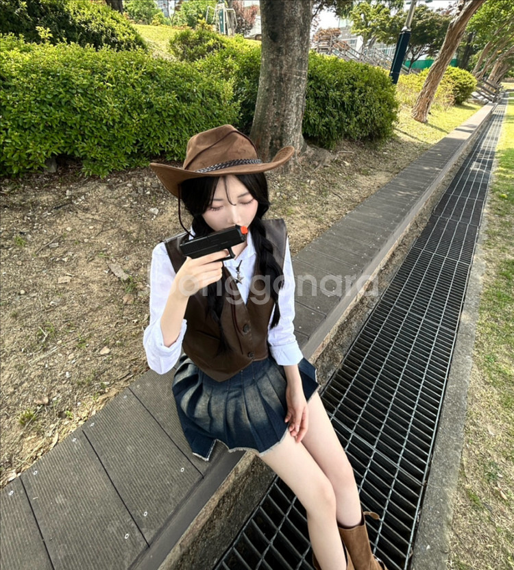 인기 1등 카우걸 졸업사진 코스프레 의상대여--0