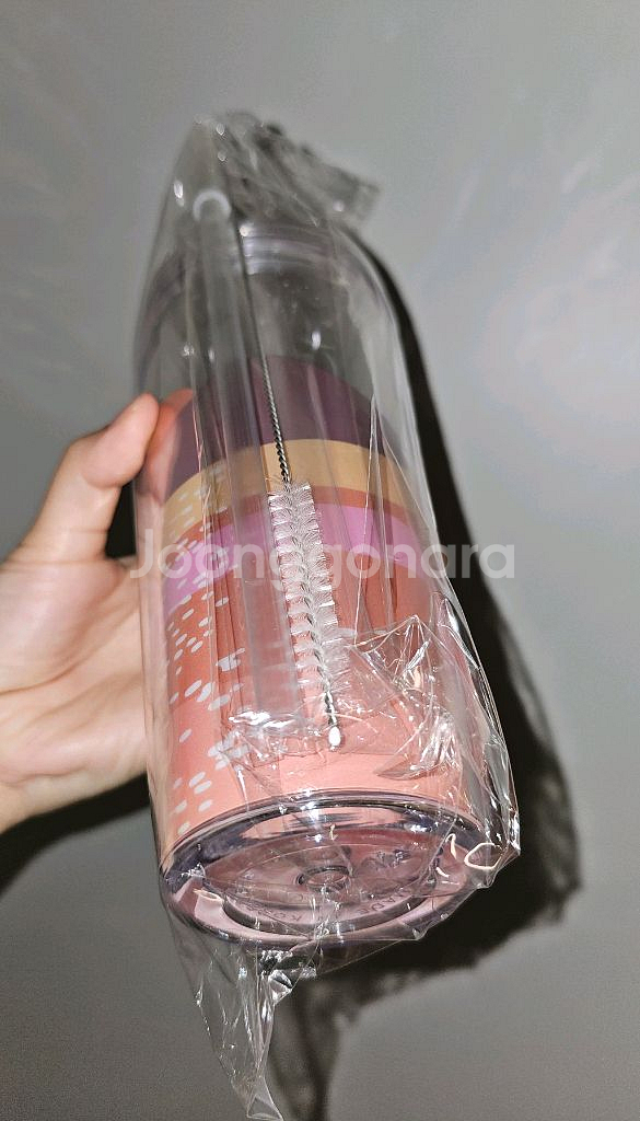 [새상품/텀블러1,빨대2,세척솔1] 오설록 국산 텀블러--2