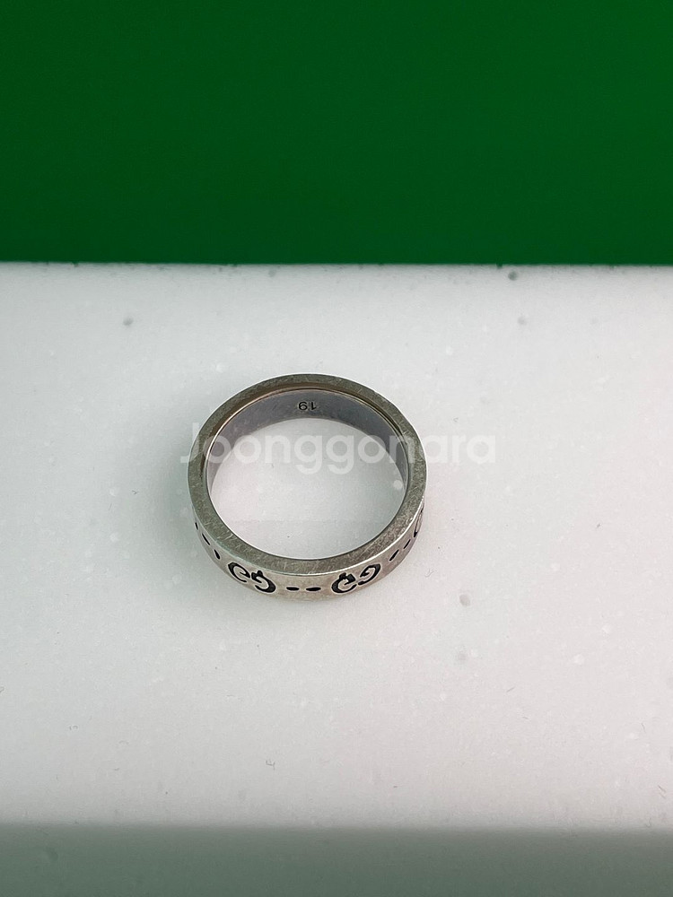 [정품] 구찌 고스트 실버 링 6MM (477339)--6