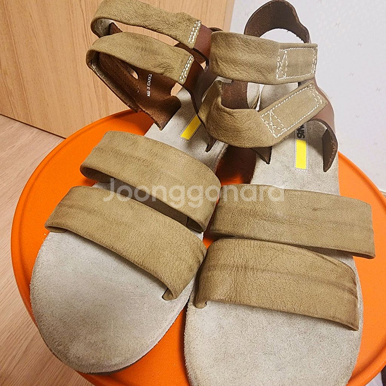 마나스 브랜드 빈티지 소가죽 샌들 40사이즈(250mm--1