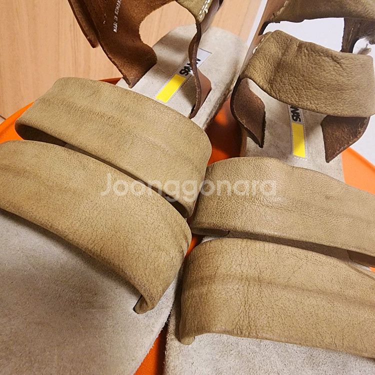 마나스 브랜드 빈티지 소가죽 샌들 40사이즈(250mm--3