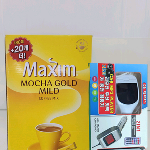 맥심커피200+리모컨 무선카팩 새상품 일괄판매 무료배송