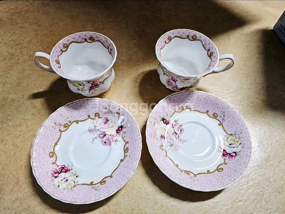 한국도자기 캐롤라인커피 4pcs(엘 리제퍼플)--1