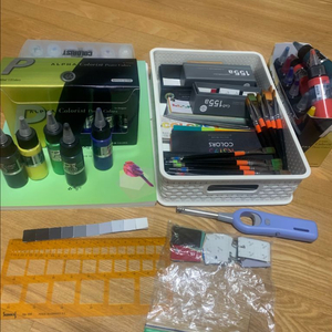 컬러리스트 기사 산업기사 준비물 실기재료 일괄 팝니다