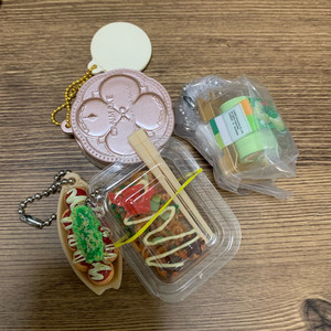 일괄판매) 캔메이크 파우더 가챠 음식 식품 타코야끼