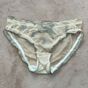 나비 자수 레이스 팬티
