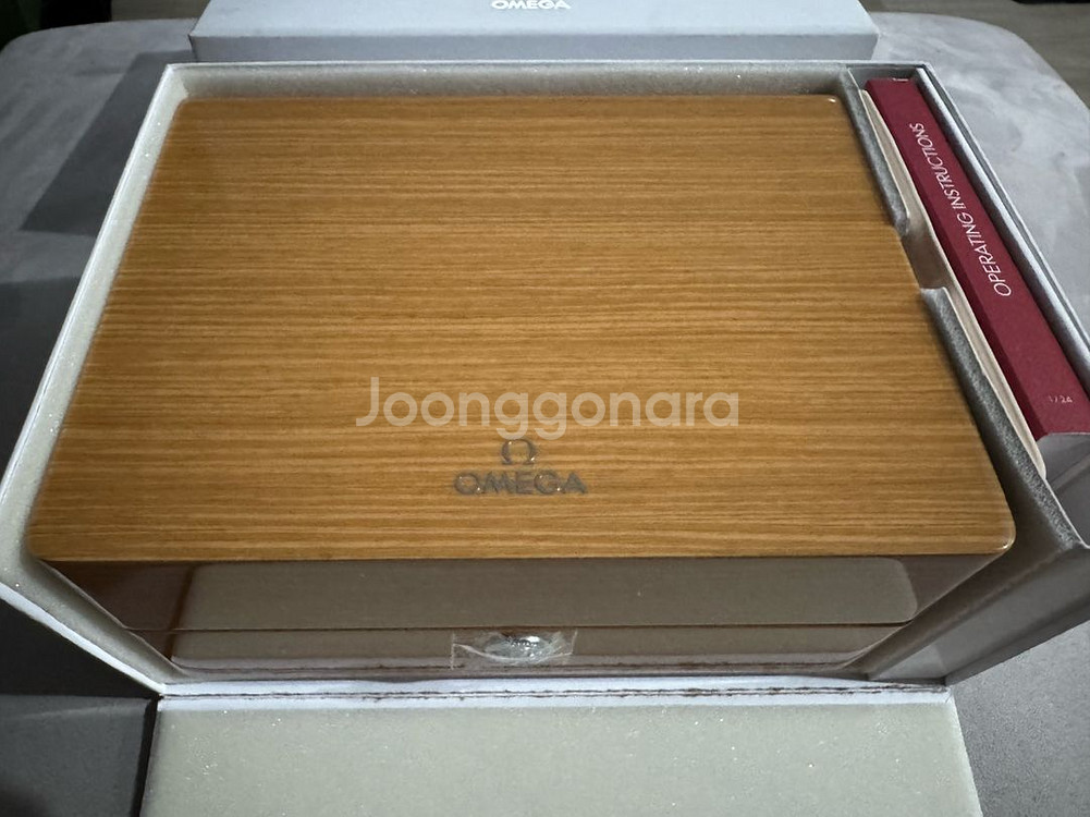 오메가 신형 씨마스터 청판 + 정품 러버 디버클--1
