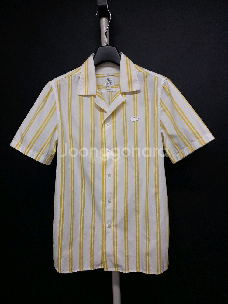 새 라코스테 춘하 박시루즈핏 남방 XS 44-66--2