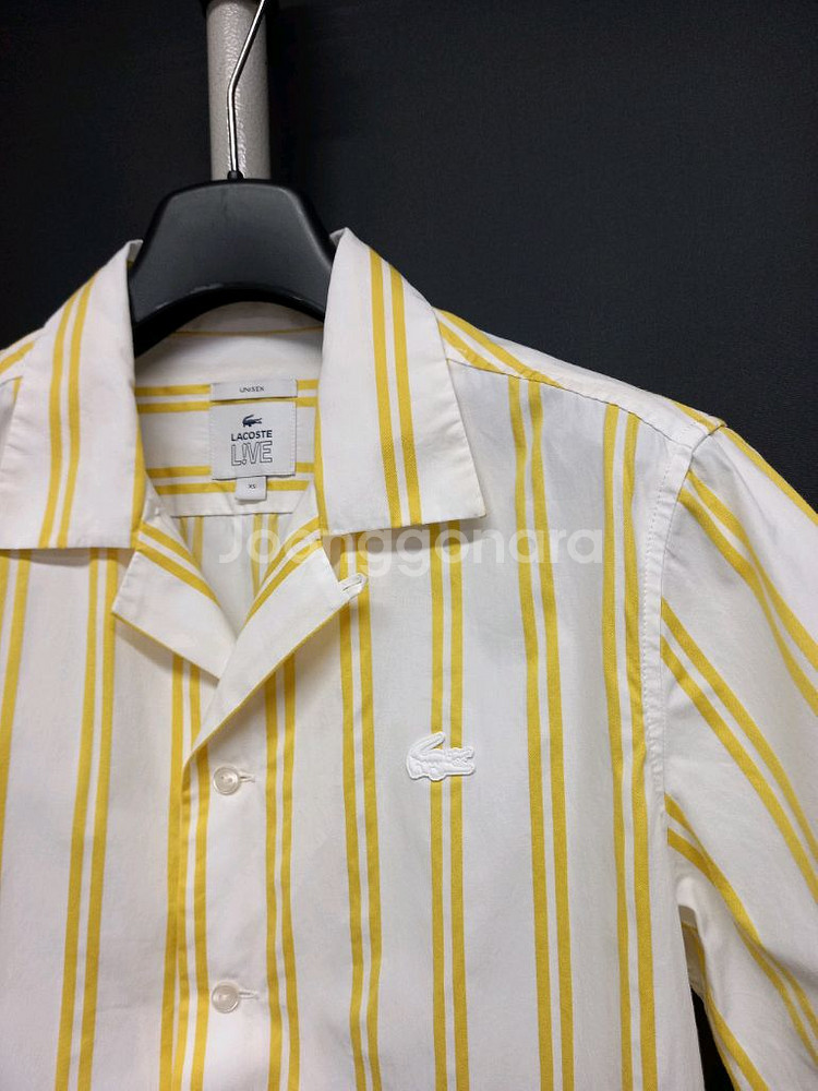 새 라코스테 춘하 박시루즈핏 남방 XS 44-66--5