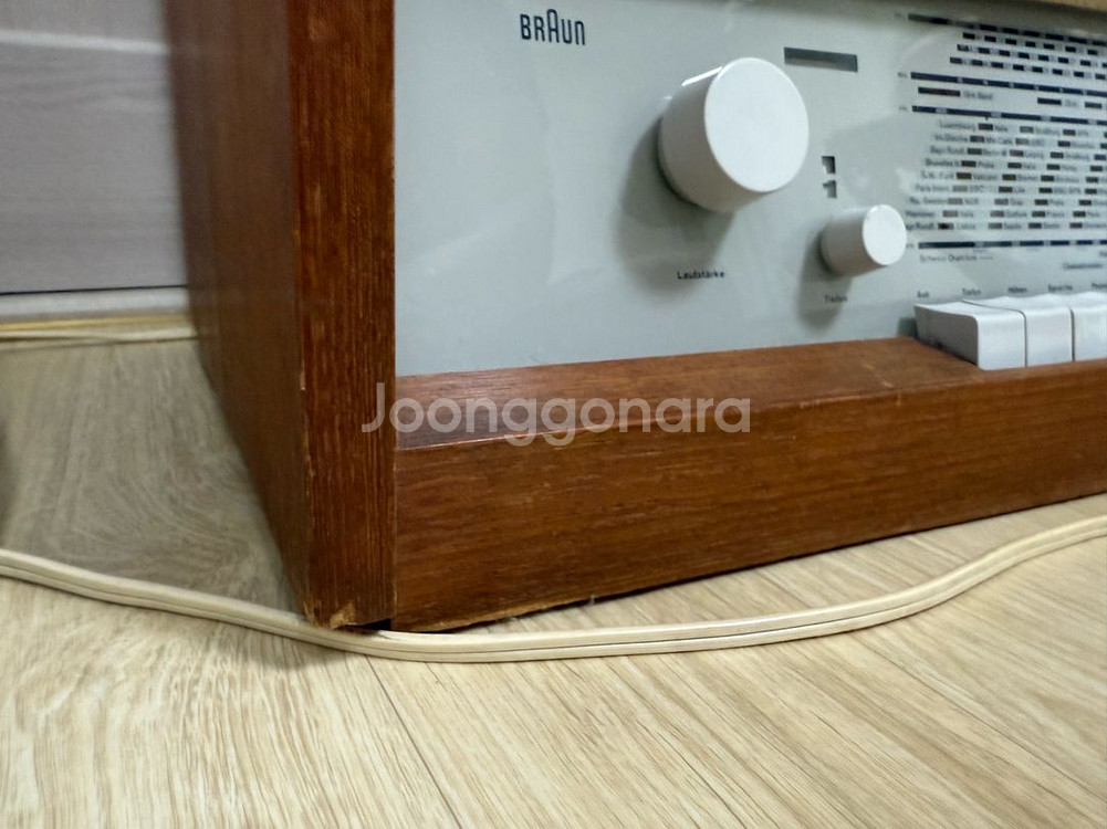 브라운 ts3 진공관 라디오--8