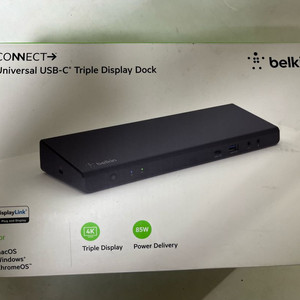 벨킨 USB-C 트리플 디스플레이 독 INC007