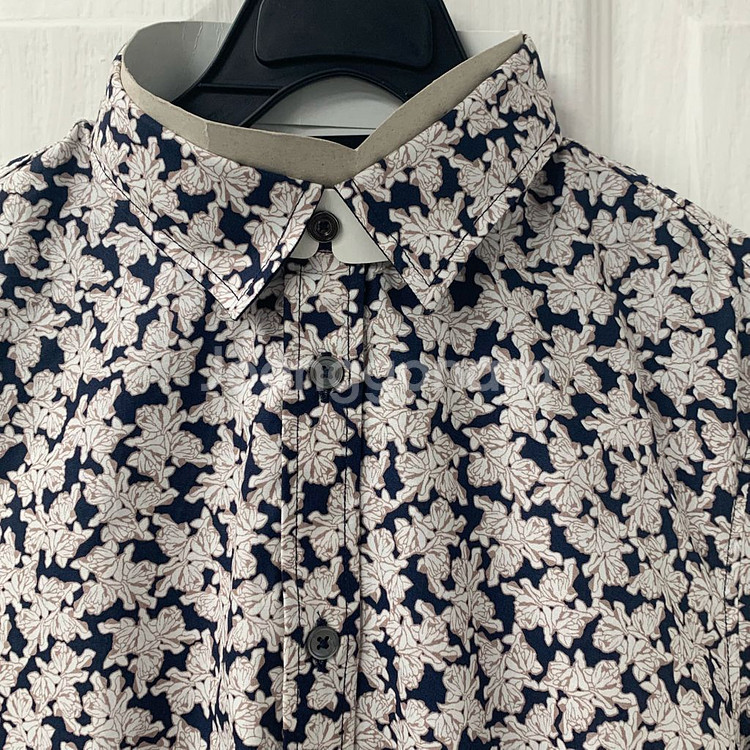 폴스미스 슬림핏 플라워 패턴 셔츠--4