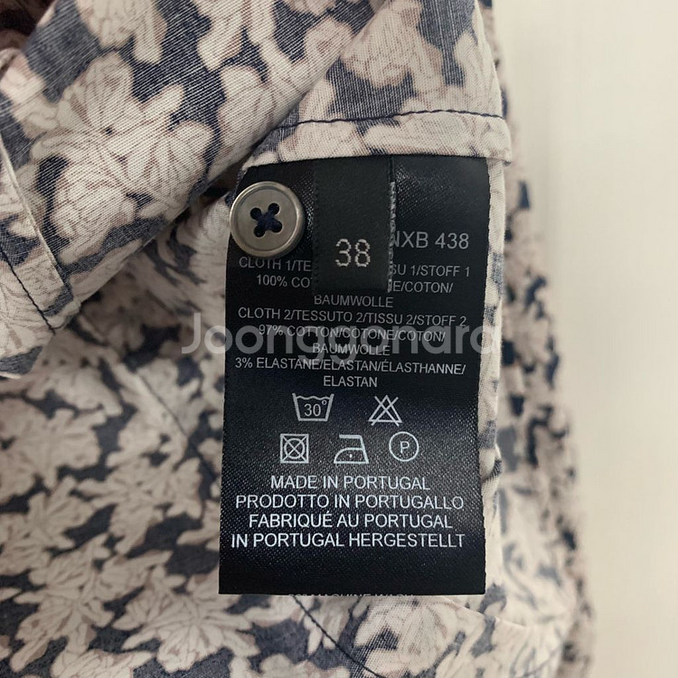 폴스미스 슬림핏 플라워 패턴 셔츠--7