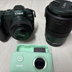 캐논 eos r8 + 렌즈2개 + 배터리 충전기