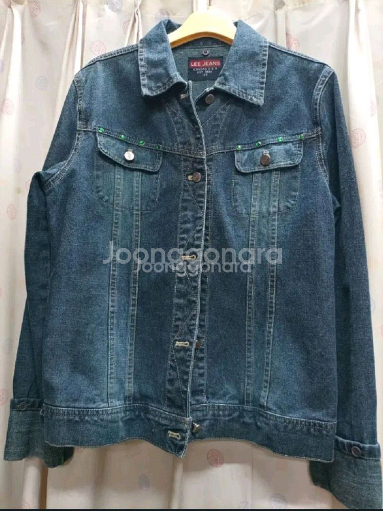 LEE 빈티지 청 자켓--0