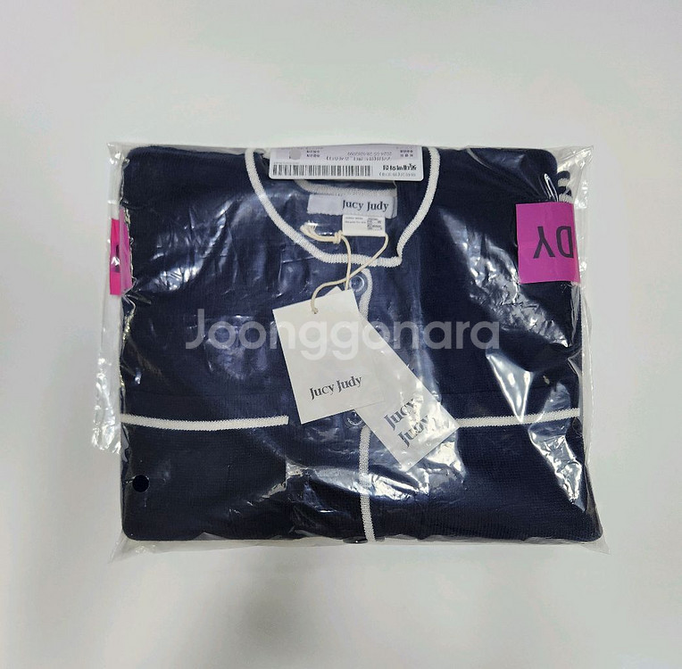 쥬시쥬디 라이너 니트 가디건--9