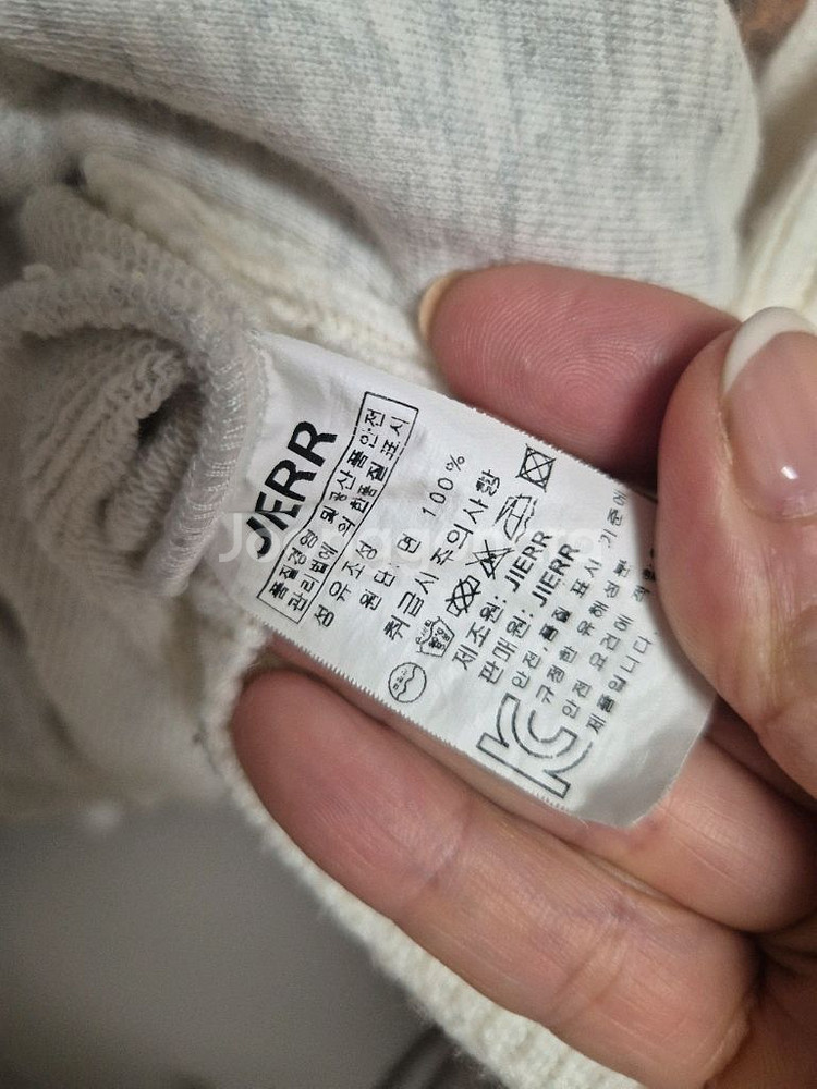 지에르 jierr니트배색 맨투맨 브이넥--8