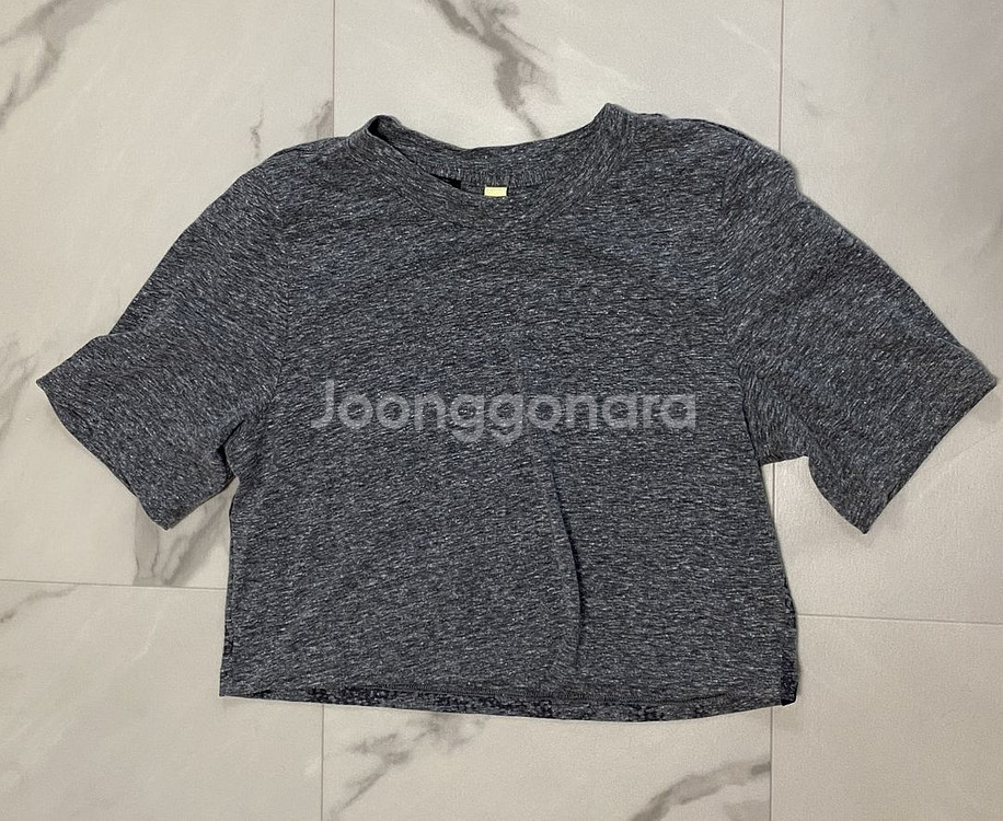 룰루레몬 LAB 릴랙스드 크롭 크루넥 티셔츠 0사이즈--2