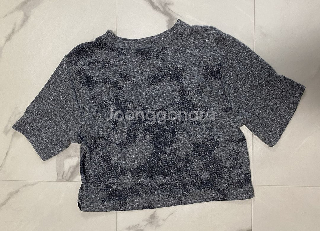 룰루레몬 LAB 릴랙스드 크롭 크루넥 티셔츠 0사이즈--4