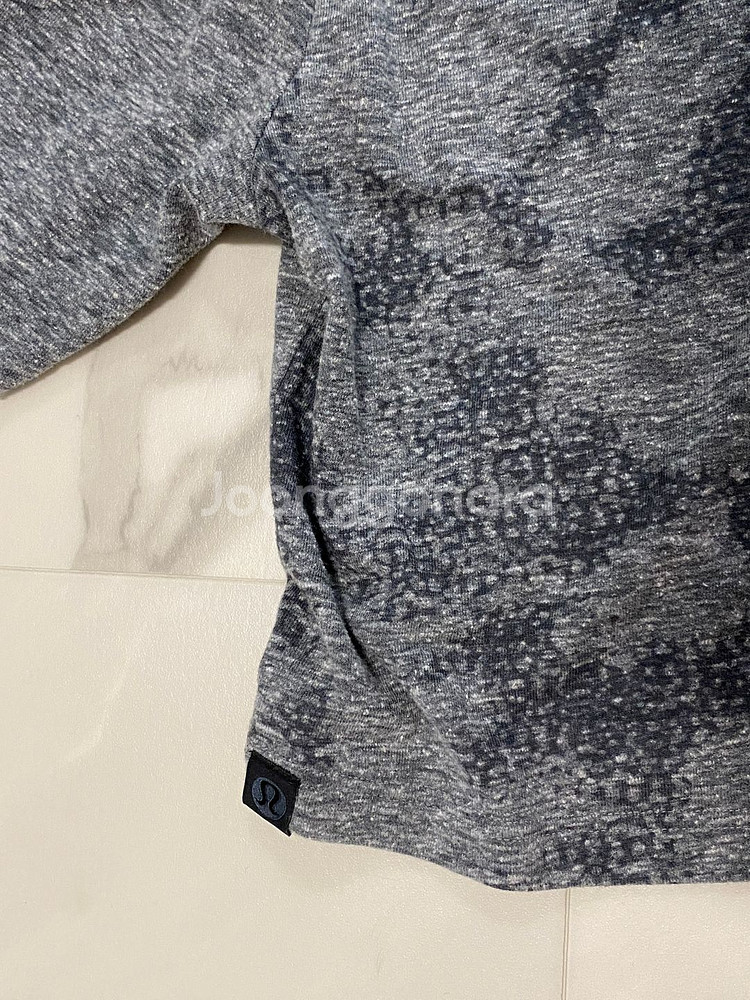 룰루레몬 LAB 릴랙스드 크롭 크루넥 티셔츠 0사이즈--5