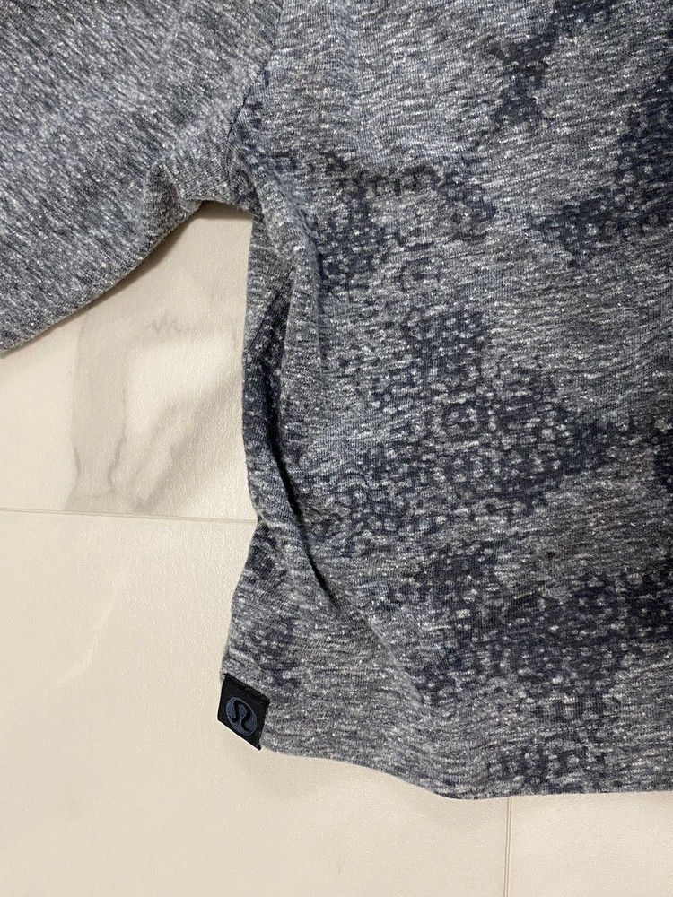 룰루레몬 LAB 릴랙스드 크롭 크루넥 티셔츠 0사이즈--5