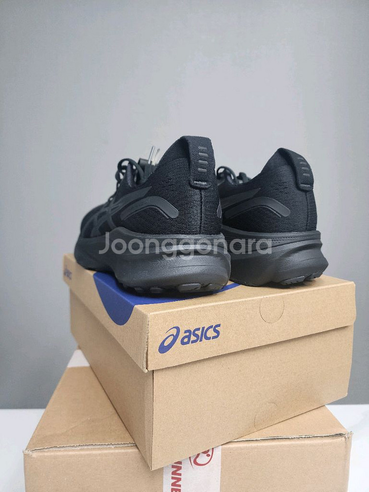 아식스 젤카야노 32 265mm 2e새상품 올검정--3