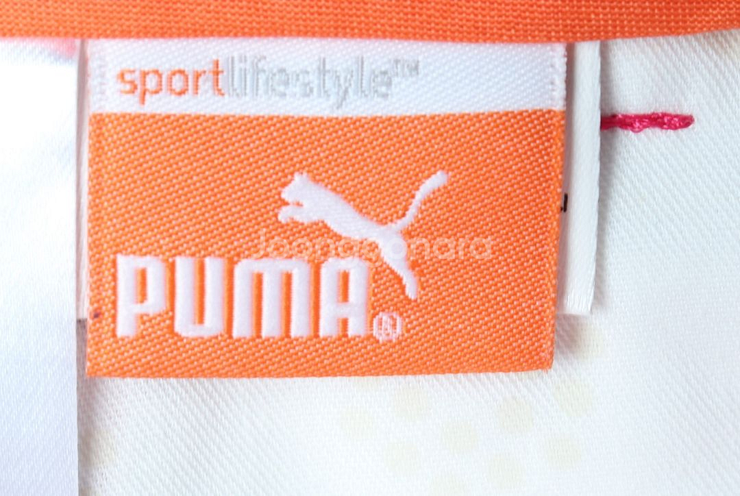 W(XL) 퓨마 슬랙스 경량 바지 새상품 체크 핑크--6