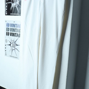 W(L) 르꼬끄 슬랙스 경량 바지 골프 화이트