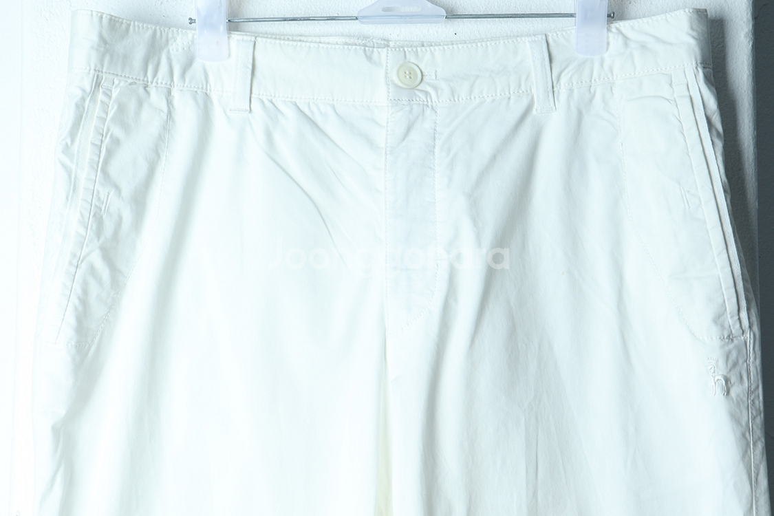 (L-XL) 헤지스 면바지 팬츠 골프 화이트--2