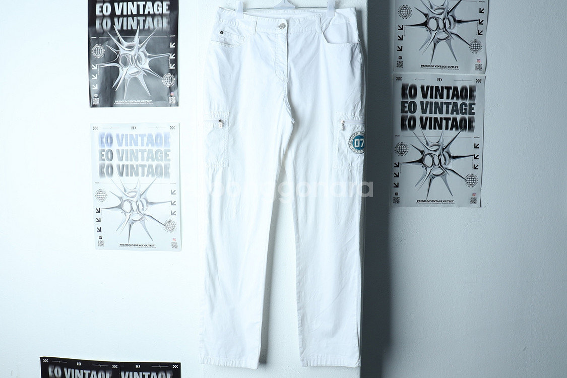 W(XL) 보그너 면바지 팬츠 골프 화이트 카고--1