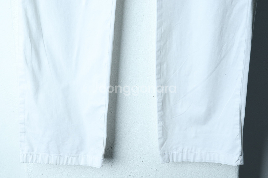 W(XL) 보그너 면바지 팬츠 골프 화이트 카고--3