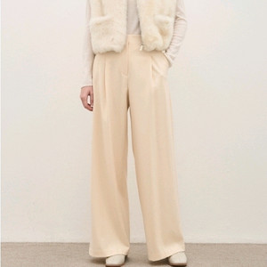 더캐시미어 램스 퍼 후드 베스트