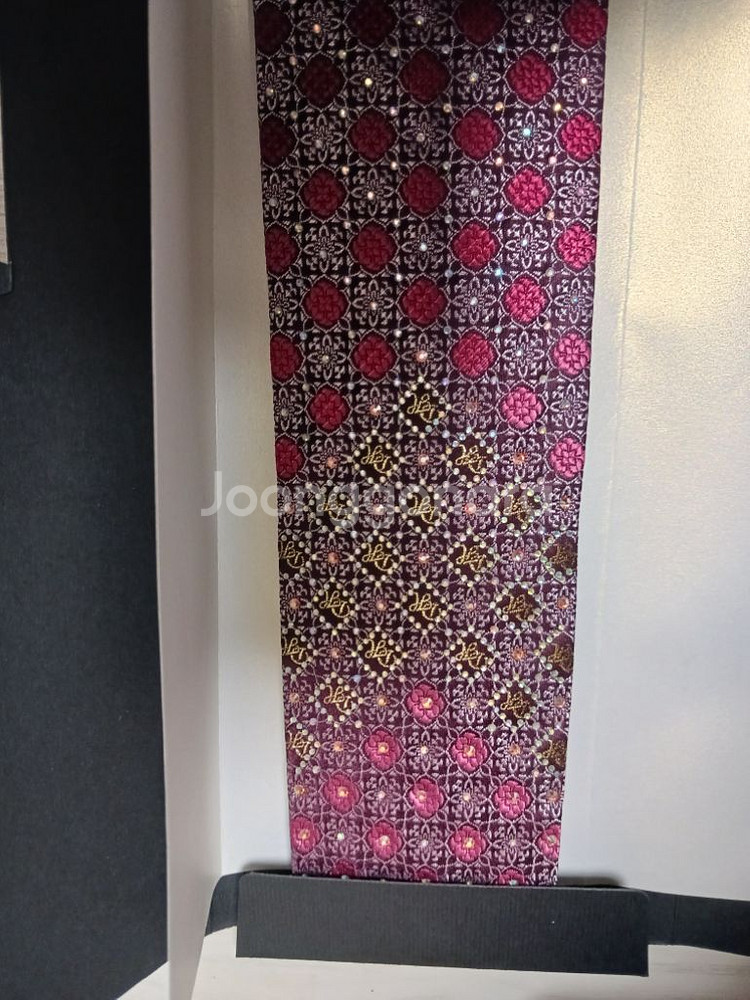 크리스찬라크르와 실크 넥타이(새제품)--2