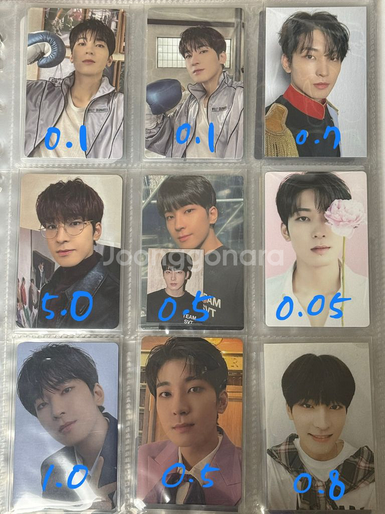 (25장)세븐틴 원우 포카 포토카드 양도 sevente--0