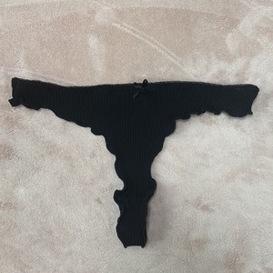 블랙 면 티팬티