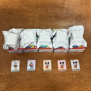 디즈니 미키마우스 구피 도날드 쌀알 피규어 5개