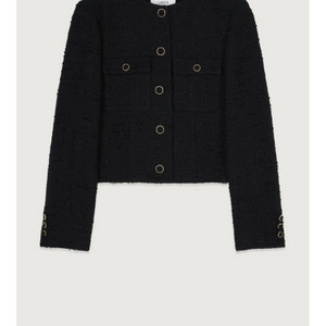 유메르 뉴 보에 트위드자켓 블랙 라지