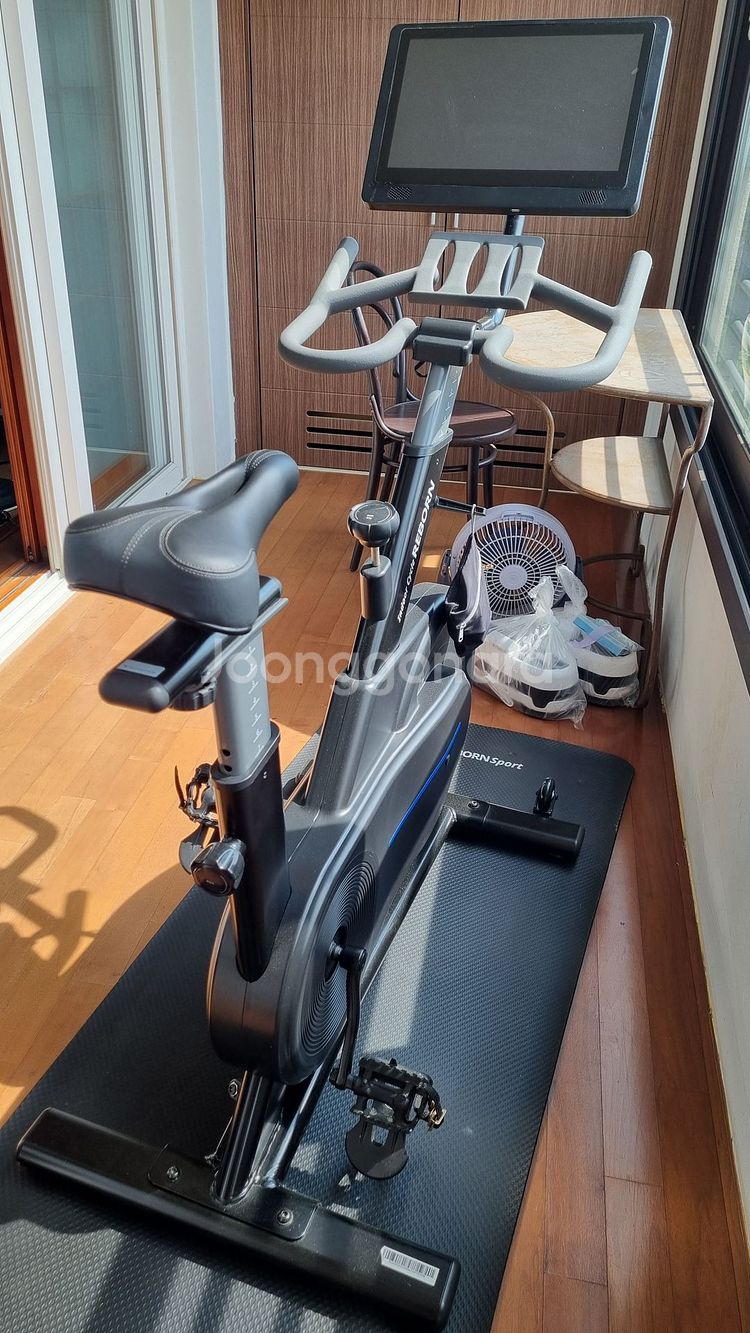 스피닝 헬스 실내자전거 리본스핀바이크 Q200x--4