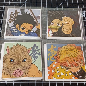 귀멸의칼날 애니인스 마감용 도무송 다꾸 포장용품