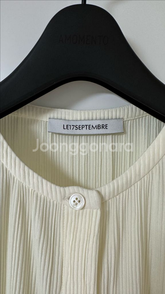 르917 le917 마테라 셔츠 38 플리츠 가디건 르셉템버--7