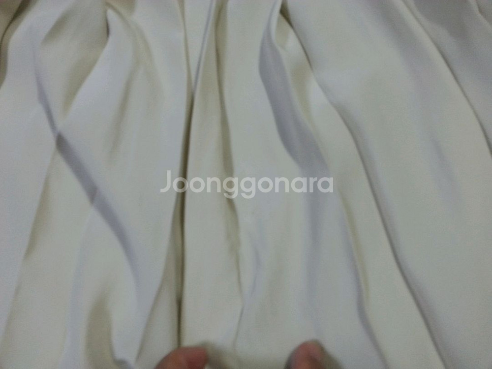 PRADA 프라다 실크 플리츠 스커트--7