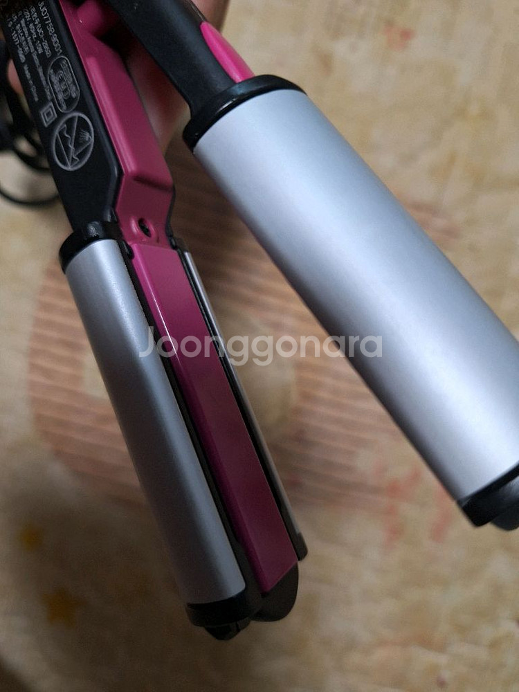 유닉스 미니 컬 앤 스트레이트너헤어 고데기세라믹 코팅발--4