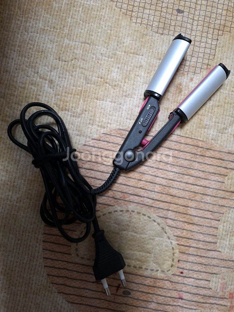 유닉스 미니 컬 앤 스트레이트너헤어 고데기세라믹 코팅발--6