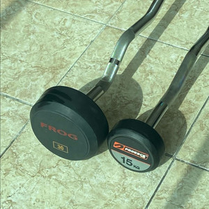 FROG 30kg, PROSCS 15kg 바벨 저렴하게