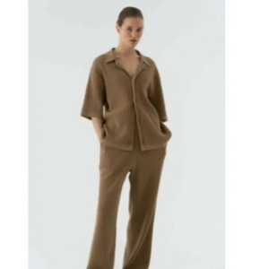 르17 르917 르셉템버 니트 + 와이드 니트 팬츠 셋