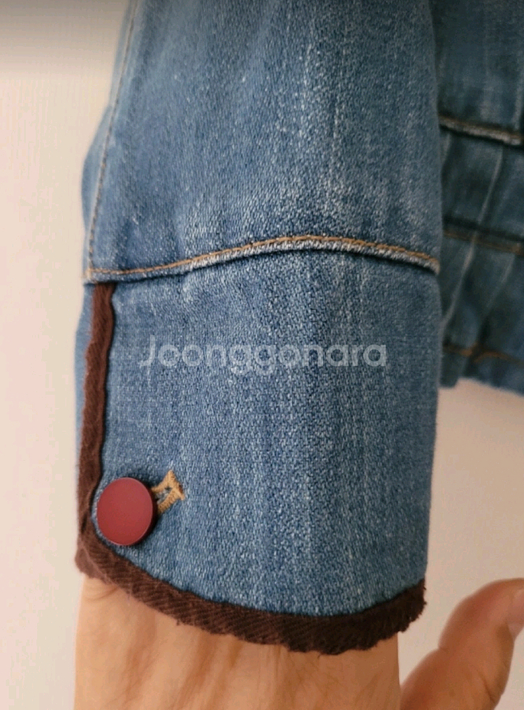 한섬 SJSJ 데님쟈켓(44사이즈)--3