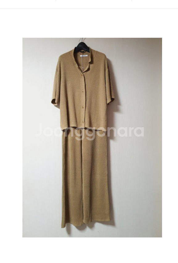 르17 르917 르셉템버 니트 + 와이드 니트 팬츠 셋--1